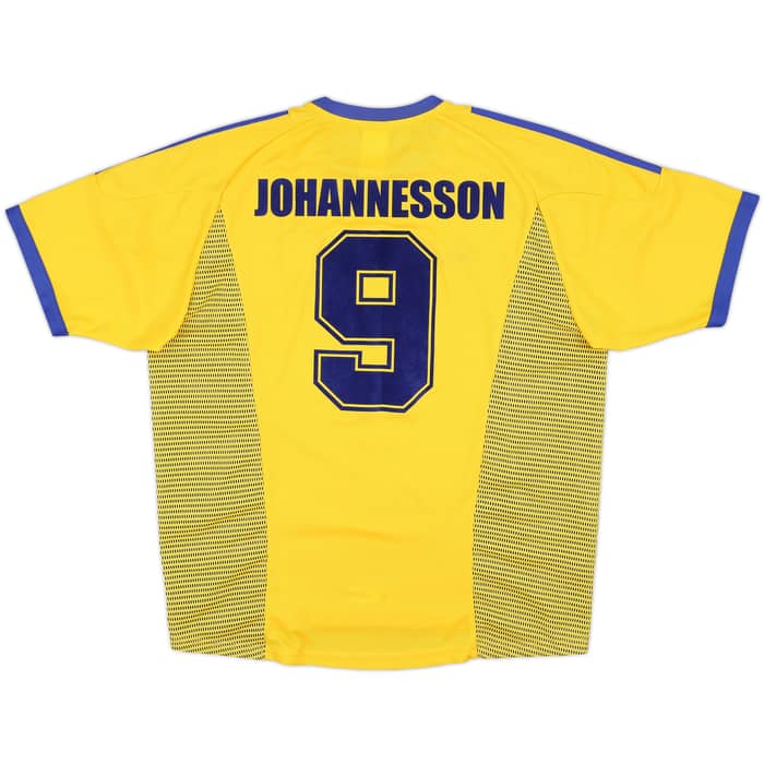 2002-03 Sweden Home Shirt Johannesson #9 - 9/10 - (L)