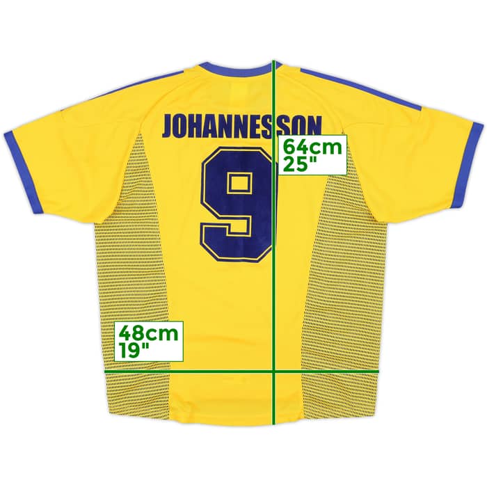 2002-03 Sweden Home Shirt Johannesson #9 - 9/10 - (L)