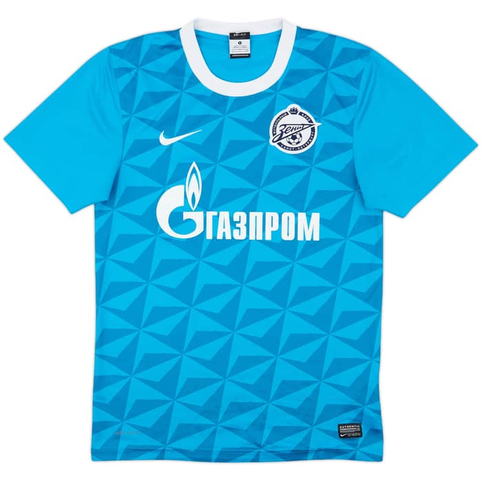 2011-12 Zenit St. Petersburg Basic Home Shirt - 9/10 - (S)
