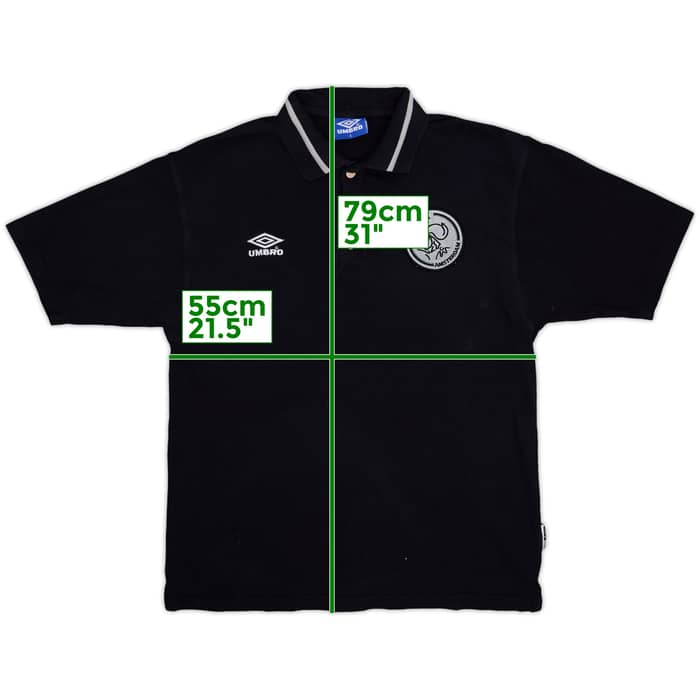 1998-99 Ajax Umbro Polo Shirt - 8/10 - (L)