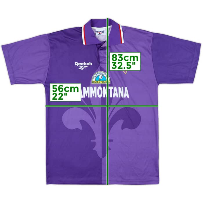 1995-96 Fiorentina Home Shirt - 9/10 - (L)