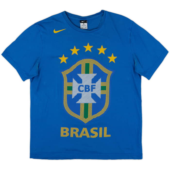 2010-11 Brazil Nike Cotton Tee - 9/10 - (L)