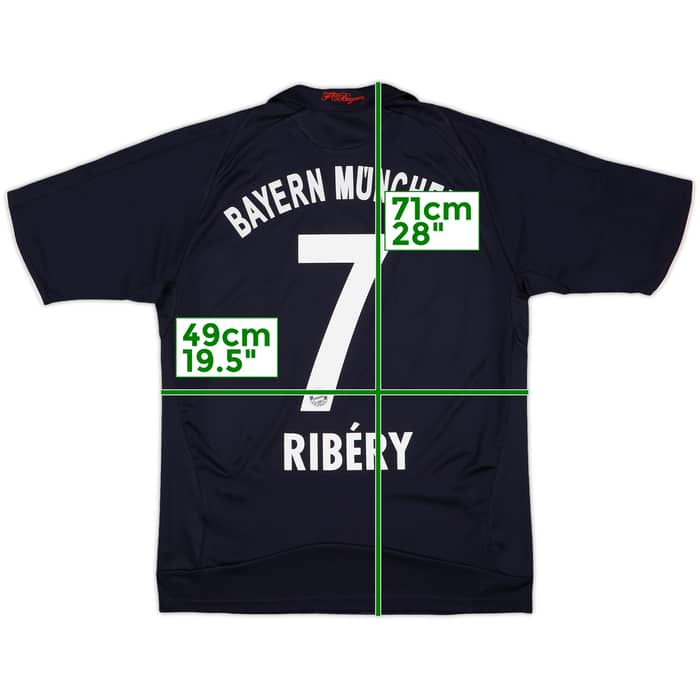 2008-09 Bayern Munich Away Shirt Ribery #7 - 8/10 - (XL.Boys)