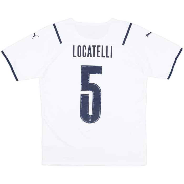 2021 Italy Away Shirt Locatelli #5 - 9/10 - (L)