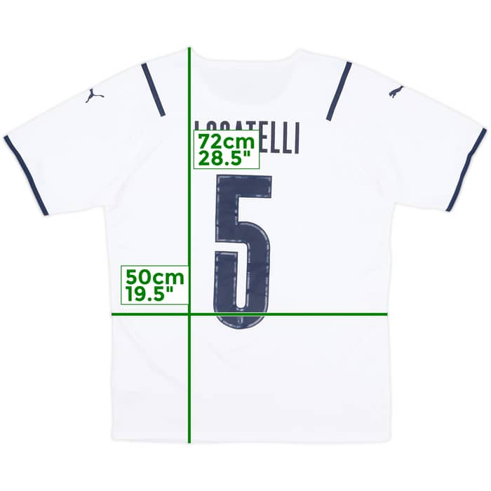 2021 Italy Away Shirt Locatelli #5 - 9/10 - (L)