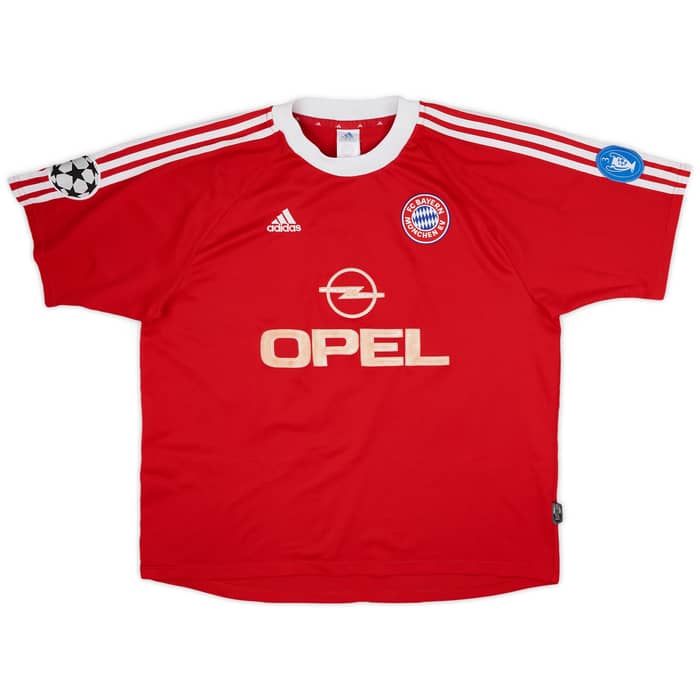 2000-01 Bayern Munich CL Home Shirt Elber #9 - 6/10 - (XL)