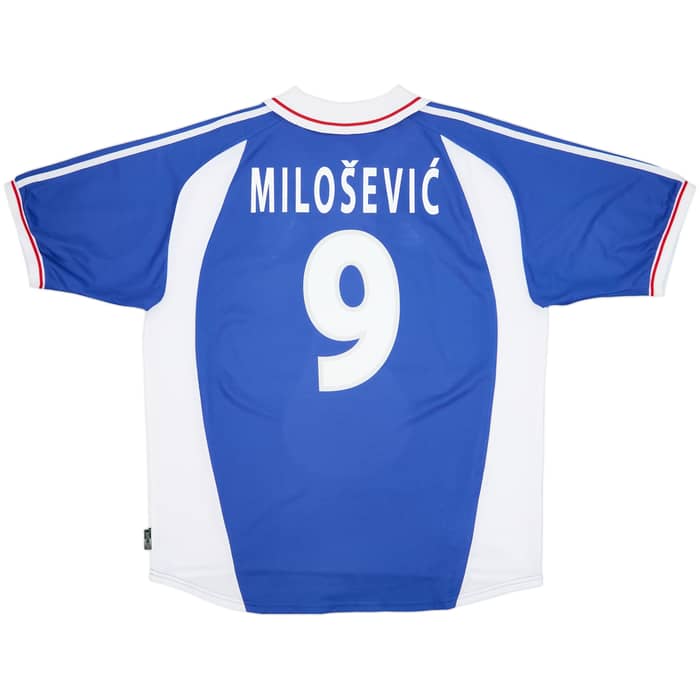 2000-01 Yugoslavia Home Shirt Milosevic #9 - 9/10 - (XL)