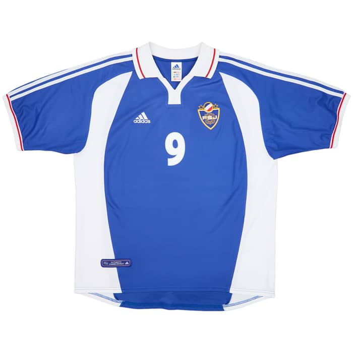 2000-01 Yugoslavia Home Shirt Milosevic #9 - 9/10 - (XL)