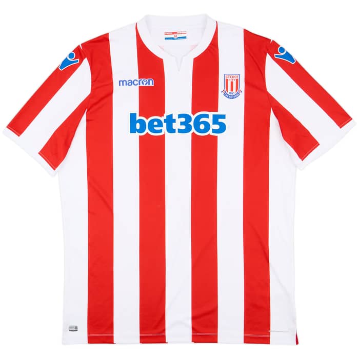 2018-19 Stoke City Home Shirt Allen #4 - 8/10 - (5XL)