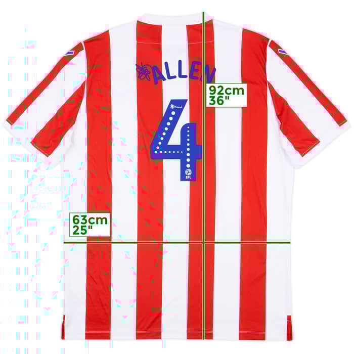 2018-19 Stoke City Home Shirt Allen #4 - 8/10 - (5XL)