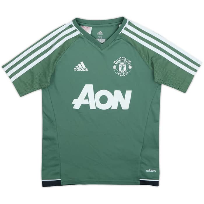 2017-18 Manchester United adizero Training Shirt - 7/10 - (S.Boys)