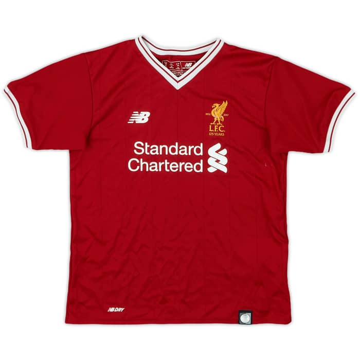 2017-18 Liverpool 125 Years Home Shirt - 6/10 - (4-5 Years)