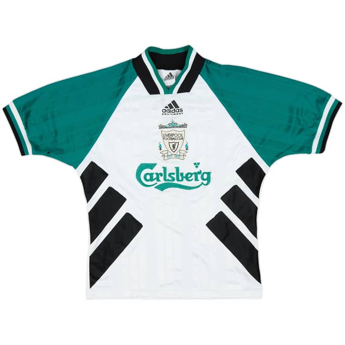 1993-95 Liverpool Away Shirt & Shorts - 6/10 - (L.Boys)