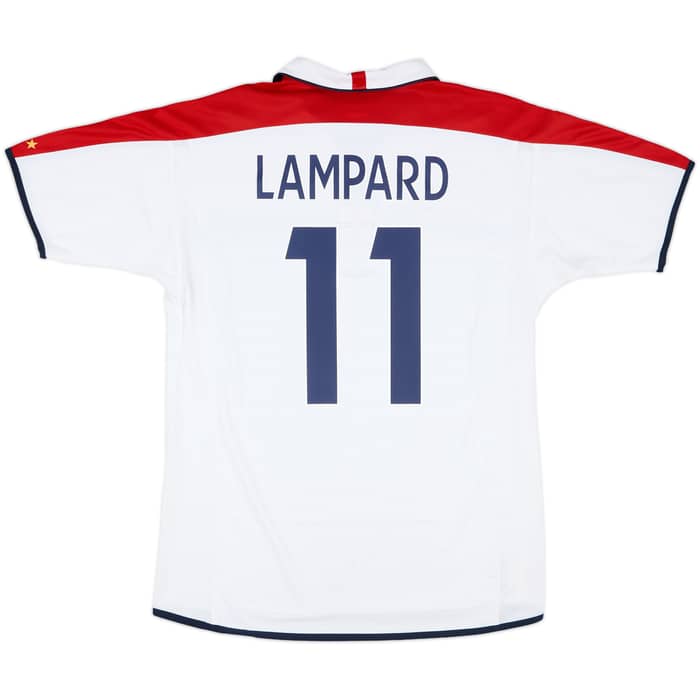 2003-05 England Home Shirt Lampard #11 - 6/10 - (L)