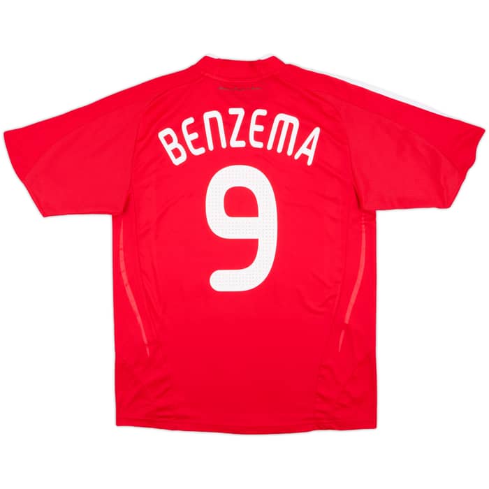 2007-08 France Away Shirt Benzema #9 - 7/10 - (XL.Boys)