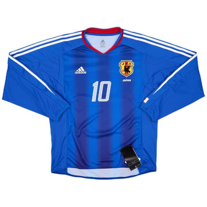 2004-06 Japan Home L/S Shirt Nakamura #10 (M)