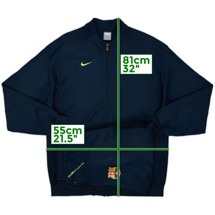 2007-08 Barcelona Nike Tracksuit - 8/10 - (L)