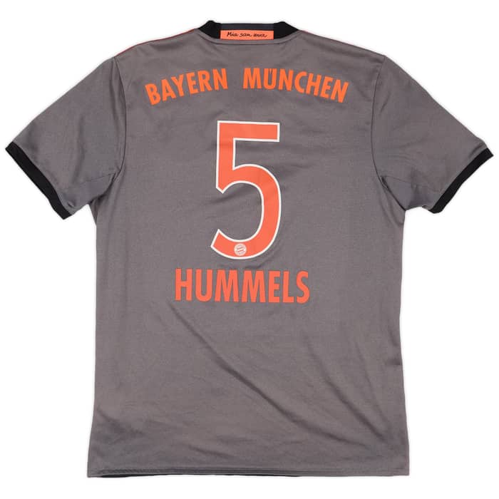 2016-17 Bayern Munich Away Shirt Hummels #5 - 9/10 - (M)