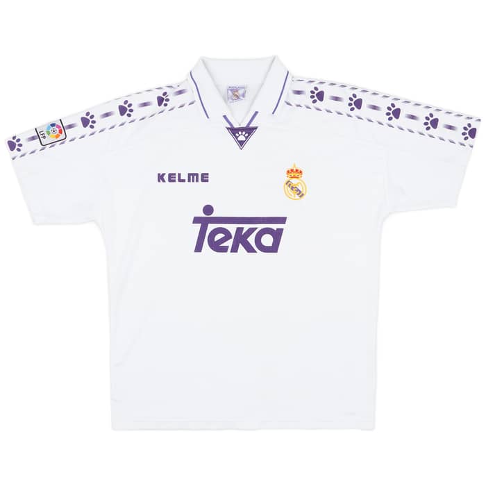 1996-97 Real Madrid Home Shirt - 8/10 - (XL)