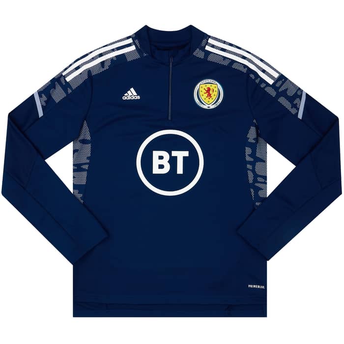 2021-22 Scotland Player Issue 1/4 Zip Training Top - As New - (Womens)
