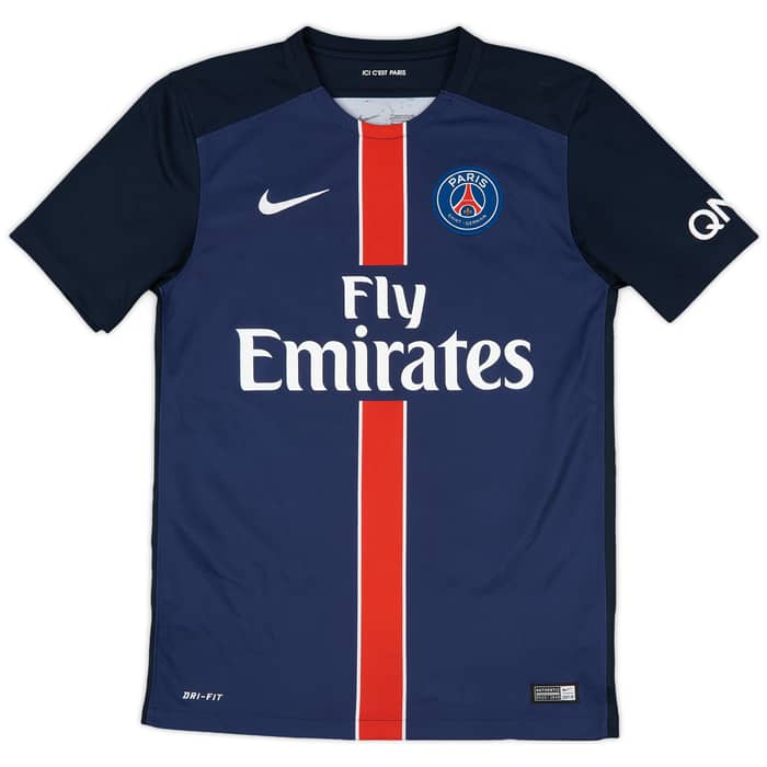 2015-16 Paris Saint-Germain Home Shirt Ibrahimovic #10 - 8/10 - (S)