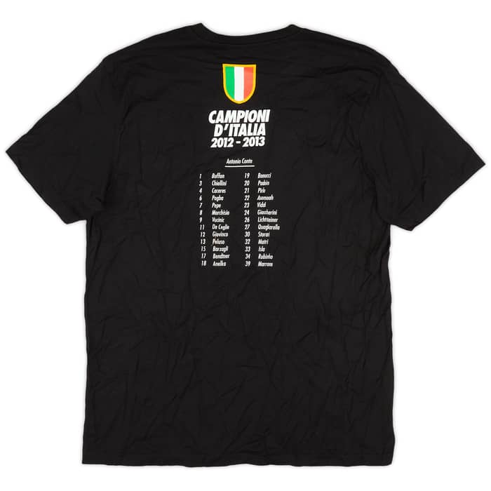 2012-13 Juventus Nike 'Campioni d'Italia' Graphic Tee (XL)