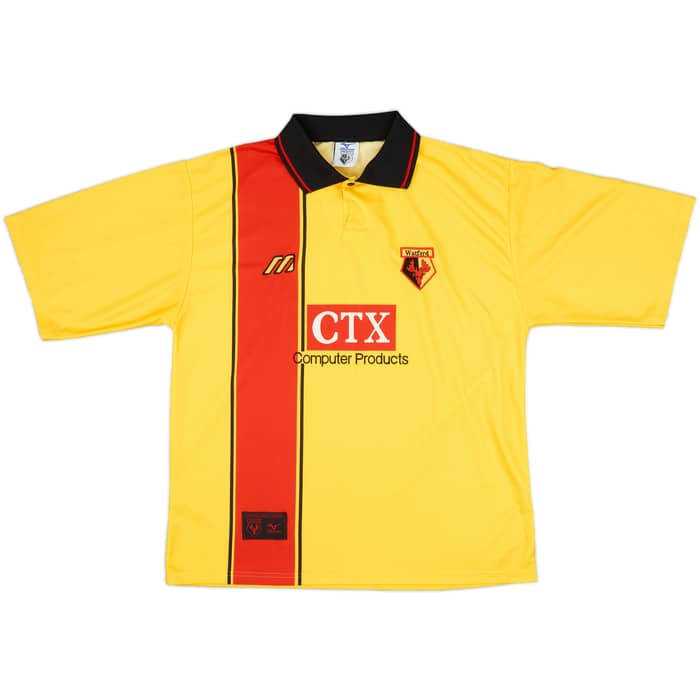 1997-98 Watford Home Shirt - 9/10 - (L)