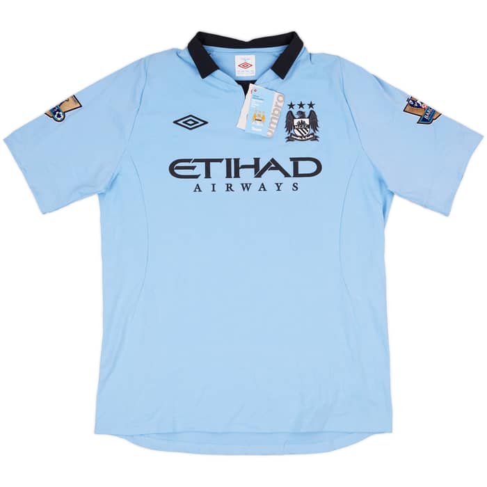 2012-13 Manchester City Home Shirt Balotelli #45 (L)