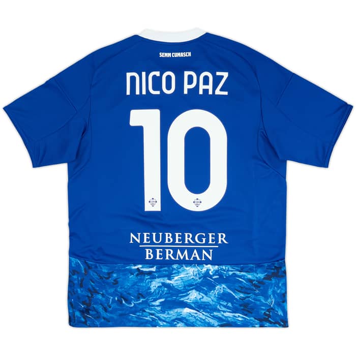2025-26 Como Home Shirt Nico Paz #10