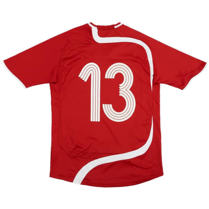 2006-08 Denmark Home Shirt #13 - 6/10 - (S)