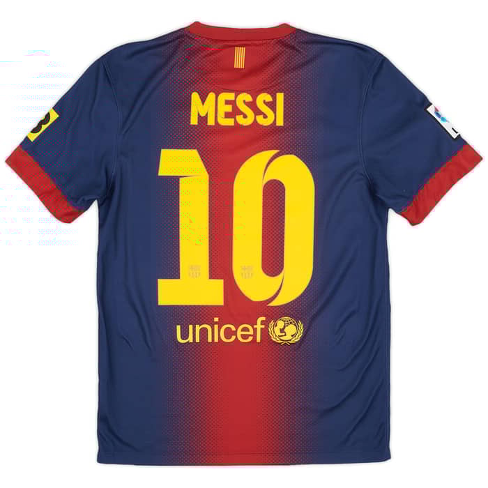 2012-13 Barcelona Home Shirt Messi #10 - 9/10 - (S)