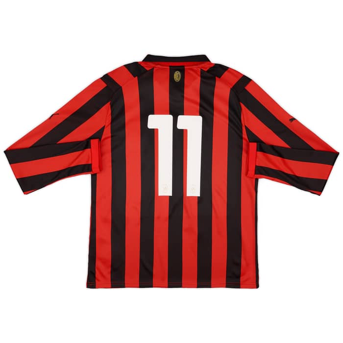 2024-25 AC Milan 125th Anniversary Authentic L/S Shirt #11 (Pulisic)