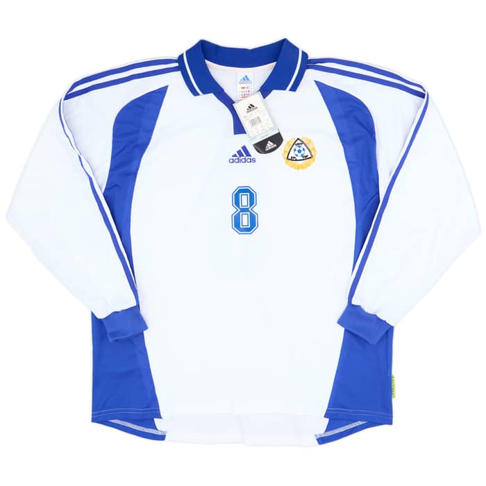 2000-02 Finland Player Issue Home L/S Shirt #8 (XL)