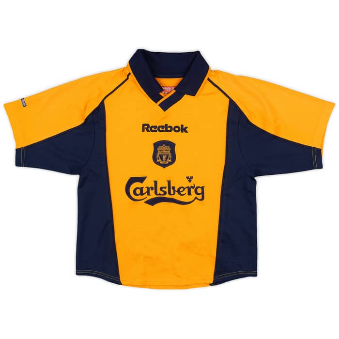 2000-02 Liverpool Away Shirt Barmby #20 - 9/10 - (S.Boys)