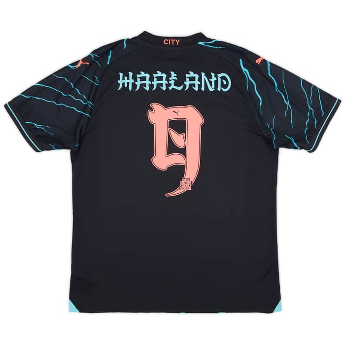 2023-24 Manchester City Third Shirt Haaland #9 (L)