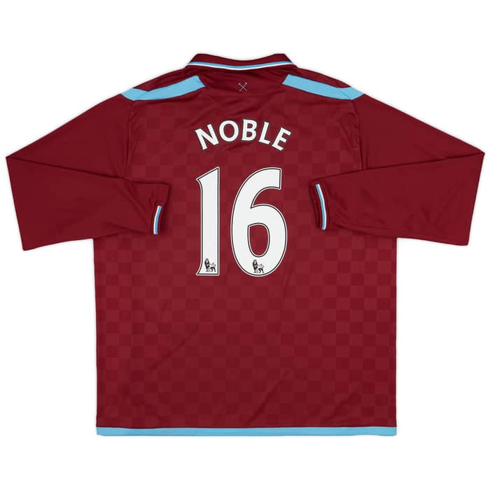 2009-10 West Ham Home L/S Shirt Noble #16 - 10/10 - (XXL)
