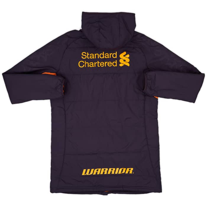 2012-13 Liverpool Warrior Hooded Padded Bench Coat - 9/10 - (S)