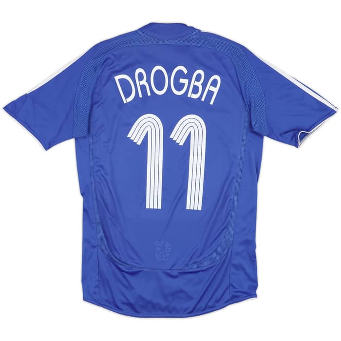 2006-08 Chelsea Home Shirt Drogba #11 - 7/10 - (S)