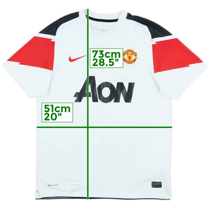 2010-12 Manchester United Away Shirt Rooney #10 - 5/10 - (M)