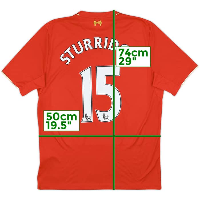2015-16 Liverpool Home Shirt Sturridge #15 - 6/10 - (M)