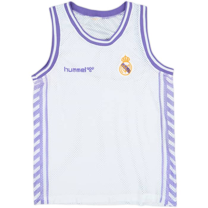 1988-89 Real Madrid Hummel Basketball Jersey - 7/10 - (L)