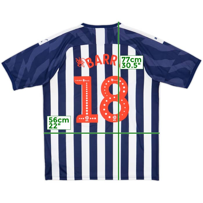 2019-20 West Brom Authentic Home Shirt Barry #18 - 6/10 - (XL)