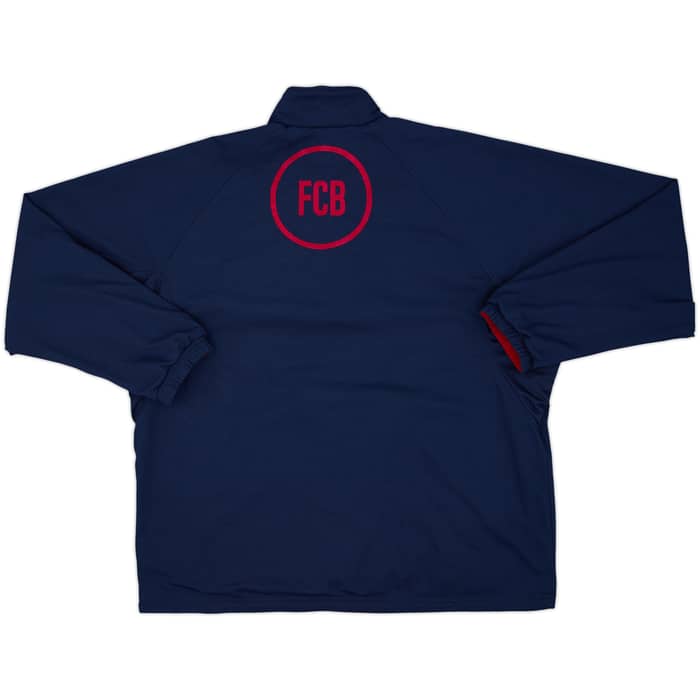 2000-02 Barcelona Nike Reversible 1/4 Zip Drill Top - 7/10 - (M)