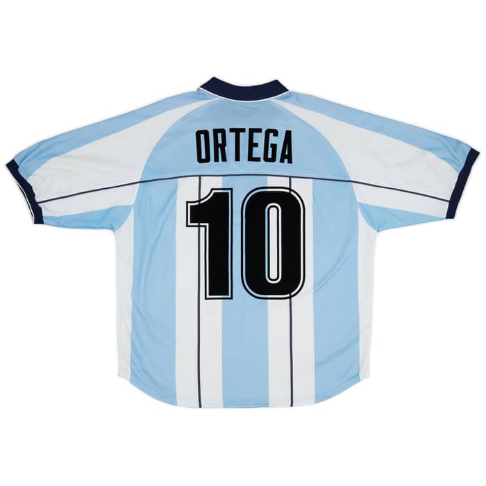 2000-01 Argentina Home Shirt Ortega #10 - 9/10 - (XL)