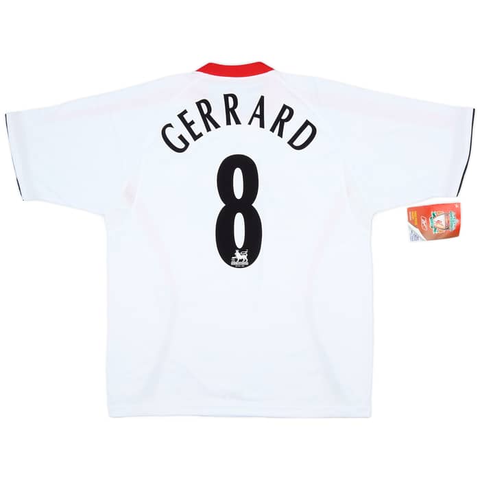 2005-06 Liverpool Away Shirt Gerrard #8 (XL)