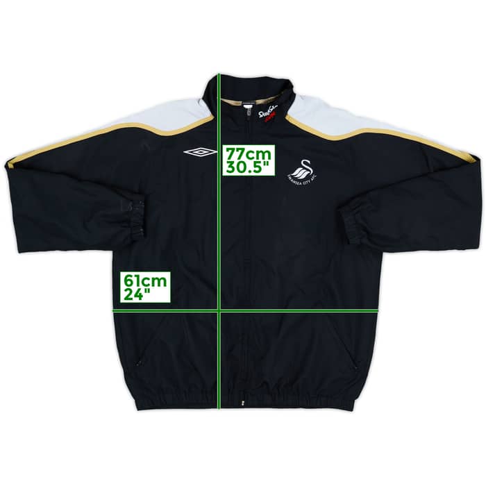 2008-09 Swansea City Umbro Track Jacket - 7/10 - (XL)