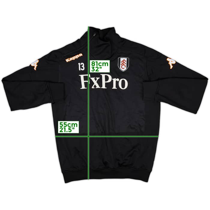 2012-13 Fulham Player Issue Kappa 1/4 Zip Drill Top #13 (Murphy) - 6/10 - (XL)