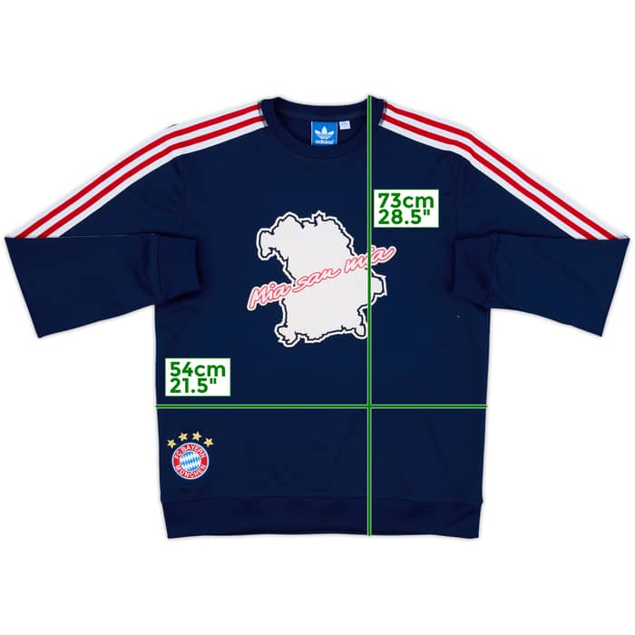 2012-13 Bayern Munich adidas Originals Sweat Top - 8/10 - (M)