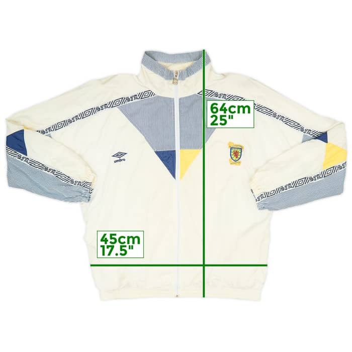 1990-92 Scotland Umbro Track Jacket - 8/10 - (XL)