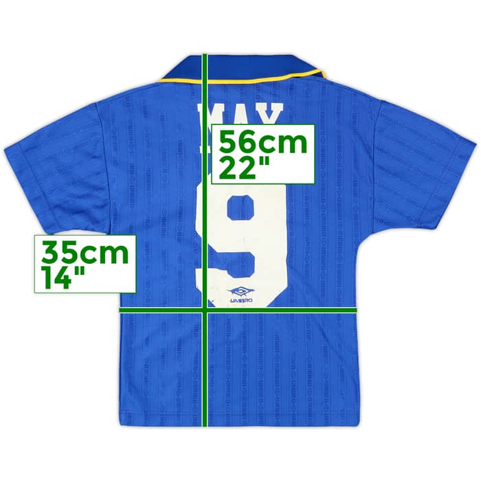 1995-97 Chelsea Home Shirt Max #9 - 5/10 - (M.Boys)